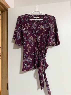LOFT wrap blouse